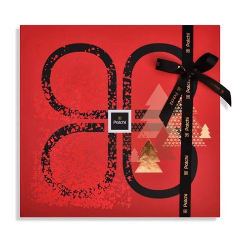 Buy Patchi Christmas Tree Red Design Chocolate Gift Box (2.14lb) 80 Pcs ...