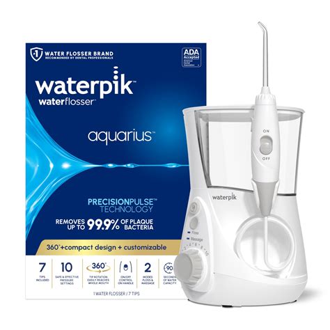 Waterpik Aquarius Water Flosser Professional For Teeth, Gums, Braces, Dental Care, Electric ...