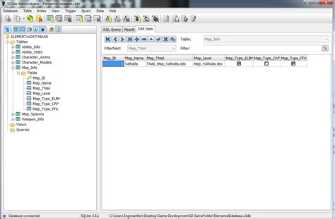 SQLite Game 的图像结果