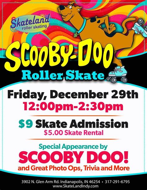 SCOOBY DOO SKATE, 3902 N Glen Arm Rd Indianapolis, IN, United States ...
