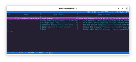 Insert in Python Django PostgreSQL 的图像结果
