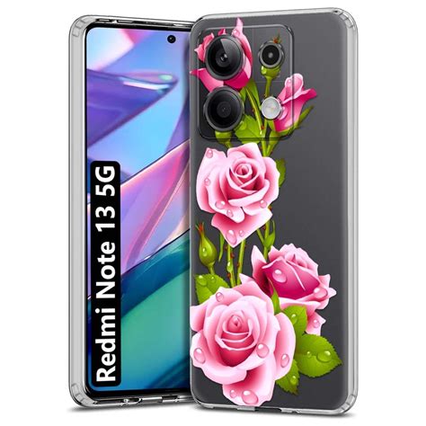 Nainz Designer Printed Soft Silicone Back Case Cover for Redmi Note 13 ...