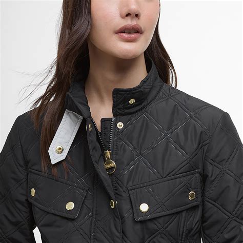 Barbour International Women's Halsey Quilted Jacket - Black | British ...