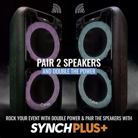 Buy QAISE Portable Bluetooth Speaker & Karaoke Machine - Portable PA ...