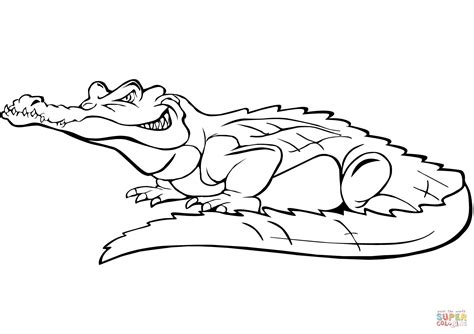 Crocodile Coloring Pages