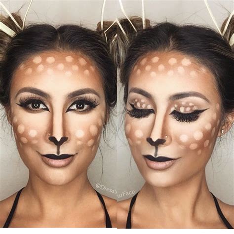 Halloween Makeup to go with Outfits You Already Own | Deer halloween ...