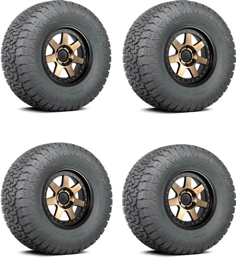 Set 4 35X12.50R20LT Amp Terrain Pro A/T Load Range E Tires 3512.520 ...