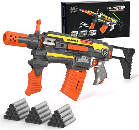 Toy Gun Motorized Blaster Toy Gun Foam Darts for | Ubuy India