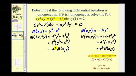 Homogeneous Equations Examples 的图像结果
