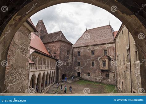 Corvin Castle in Hunedoara, Romania Stock Image - Image of hunyadi ...