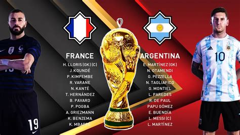 Fifa World Cup 2022 When And Where To Watch Argentina Vs France World ...