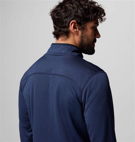 Men's Essential Hike Grid Fleece Half Zip Jacket | Columbia