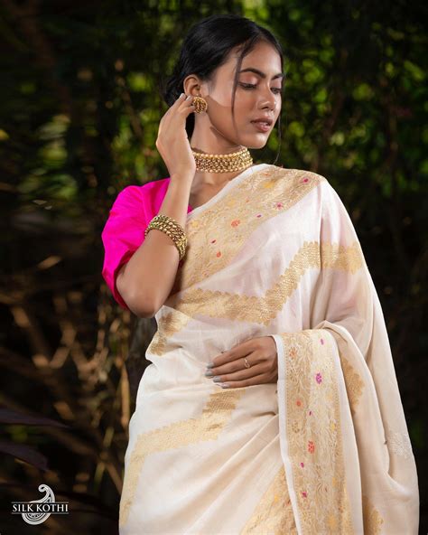 Tussar Banarasi Silk Sarees in India l Silk Kothi – SILK KOTHI