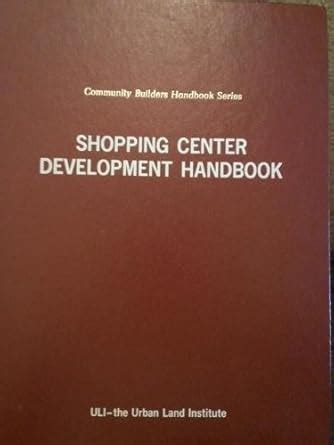 Shopping Center Development Handbook : Amazon.in: Books