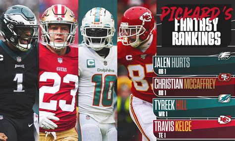 Pickard's Week 3 Fantasy Football Rankings (2023) - Prime Time Sports Talk