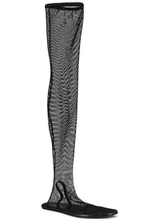 The Row Over the Knee Sock Boot in Black | FWRD
