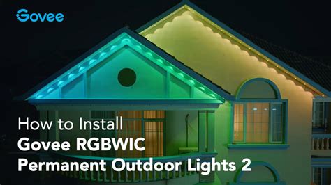 Watch How to Install Govee Permanent Outdoor Lights 2 on Amazon Live