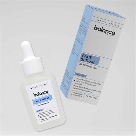 Balance Skin Science 5% Niacinamide Face Serum - For Radiant Skin