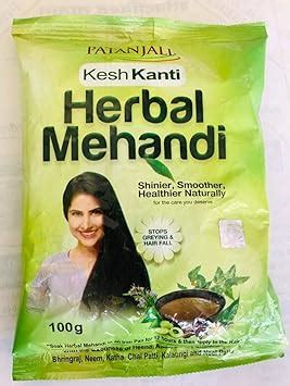 Buy Patanjali Kesh Kanti Herbal Mehandi, 100g Online at Low Prices in ...