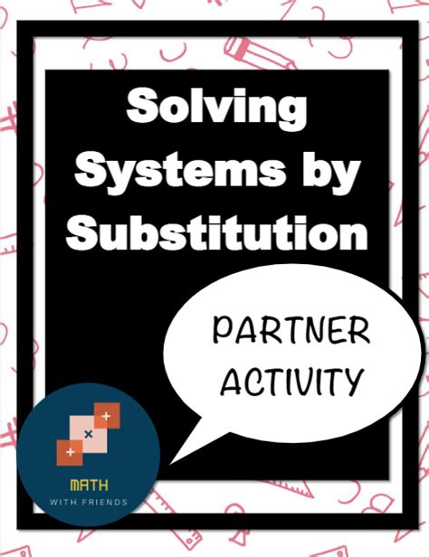 Image result for Math Substitution Method Problems