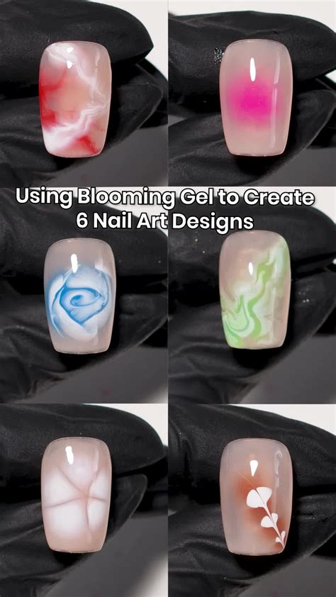 How to paint aura nails with blooming gel. in 2025 | Gel nail art ...