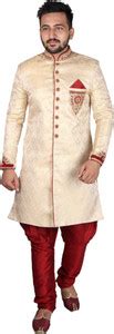 SG RAJASAHAB Men Sherwani Churidar Set - Buy SG RAJASAHAB Men Sherwani ...