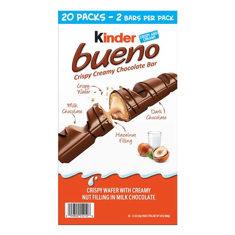 Kinder Bueno Chocolate Bar 20 CT - $16.99 at Costco