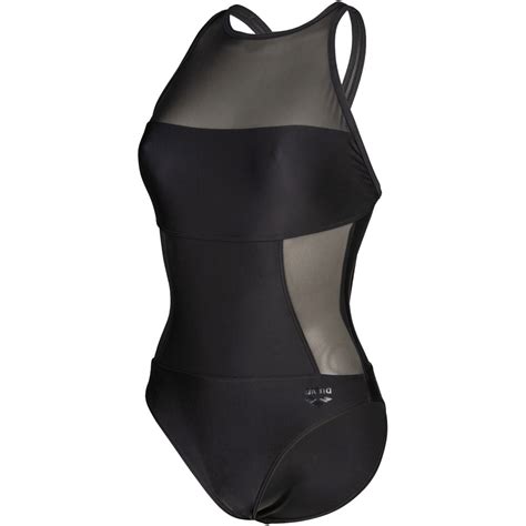 arena Costume Intero Donna - Feel Mesh Panels Swim Pro Back - Nero - BIKE24