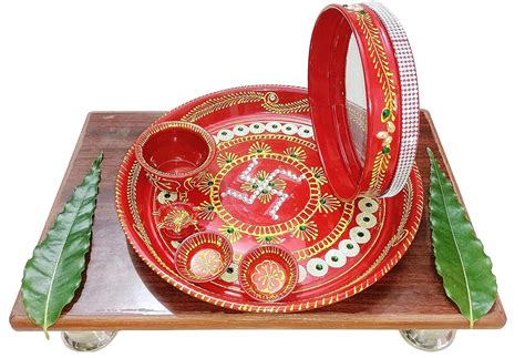 Rajasthani Decorative Handmade Traditional Multicolour Karwachauth ...