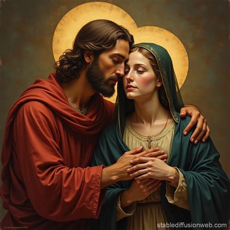 Father and Mother Jesus Image | Stable Diffusion Online