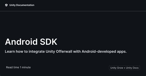 Image result for Android SDK for Unity