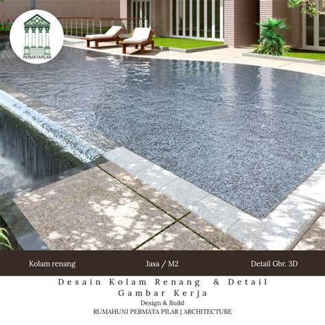 Jual Jasa Desain Kolam Renang Rumah Tinggal - Kota Tangerang - Desain ...