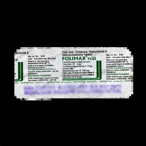 Buy Folimax Plus Tablet 10s Online at Best Price | Medkart