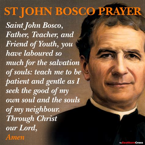 Prayer To St John Bosco at Susan Lebrun blog