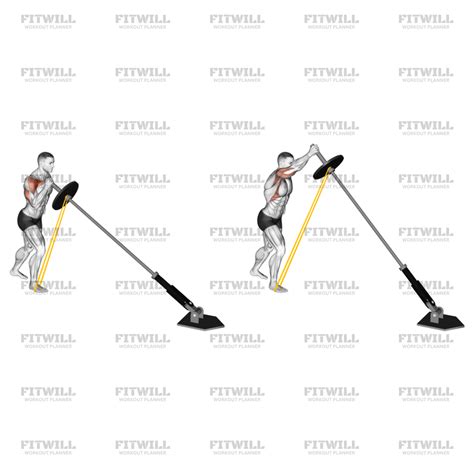 Landmine Resistance Band One Arm Shoulder Press: Exercise Guide ...