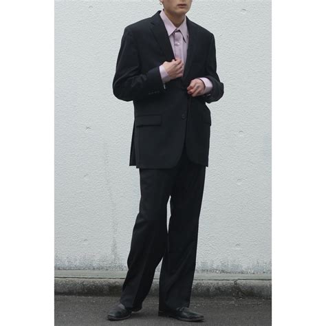 【FIFTY-FIFTY】1990s Ralph Lauren × Dillards single suits set up -10107- | cv