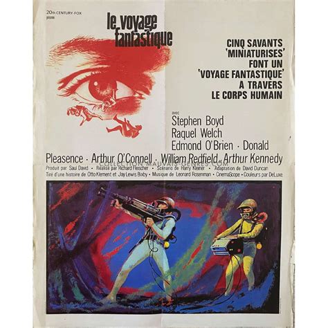 FANTASTIC VOYAGE French Movie Poster - 17x23 in. - 1966