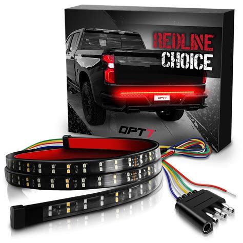 OPT7 60" Tailgate Light Bar LED Double Strips, Brake Light for Truck ...