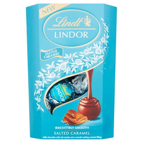 Lindt LINDOR Milk Salted Caramel Chocolate Truffles, 7.05 oz / 200 g ...