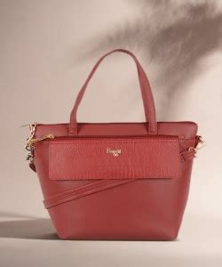 Buy Baggit Women Red Satchel Bloodstone Online @ Best Price in India ...