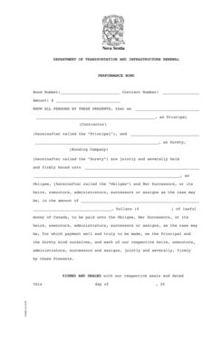 Fillable Online gov ns DEPARTMENT OF TRANSPORTATION AND INFRASTRUCTURE ...