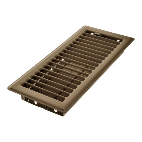 IMPERIAL 10-in x 4-in Steel Brown Floor Register RG2004 at Lowes.com