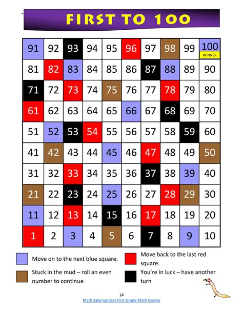 First Grade Math Games