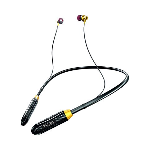 Royal Mobisol Bluetooth 5.1 Neckband Earphones with Type-C Fast Chargi