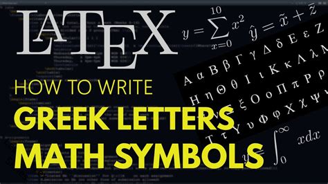 Latex Insert Greek Letters In Text - Design Talk