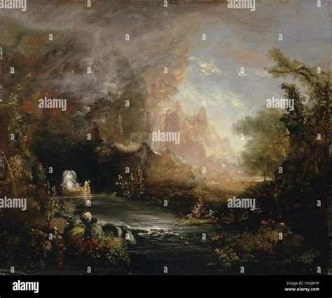 Thomas Cole The Voyage of Life Childhood, 1839 (Albany Institute of ...