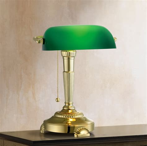 25 methods to Make Your Home Beautiful With Green bankers lamps ...