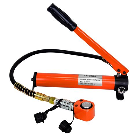 YATOINTO 10 Ton Low Profile Hydraulic Cylinder Jack Porta India | Ubuy