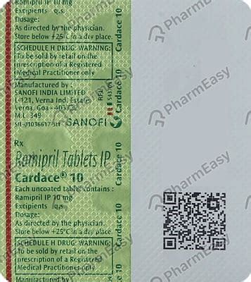 Cardace 10 Tablet: Uses, Side-effects, Price, Dosage & More Info ...