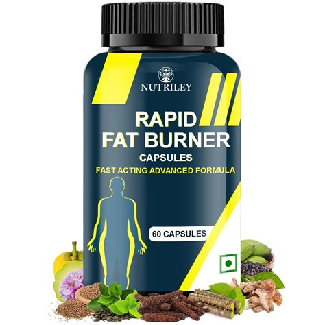 Nutriley Fat Burner Capsule, Weight Loss Supplement With Garcinia ...